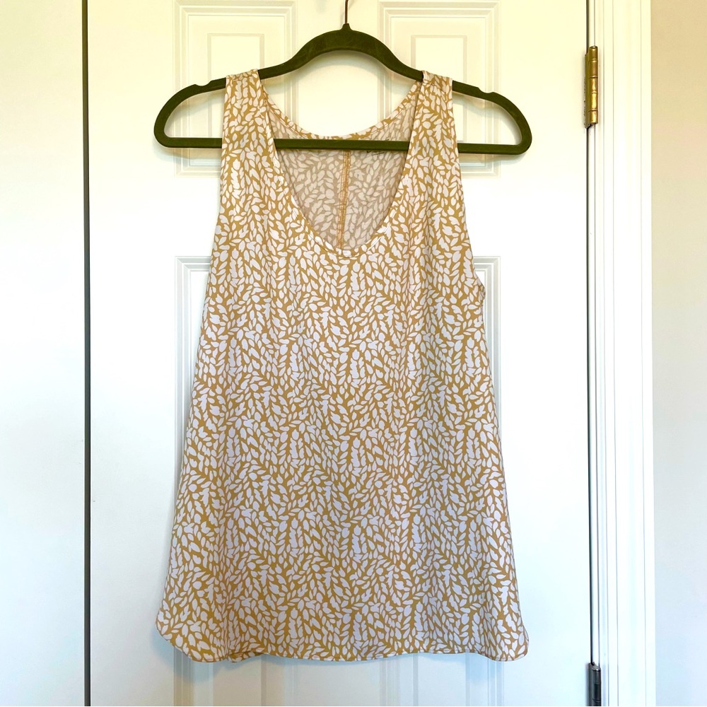 LOFT Print Mixed Media Tank